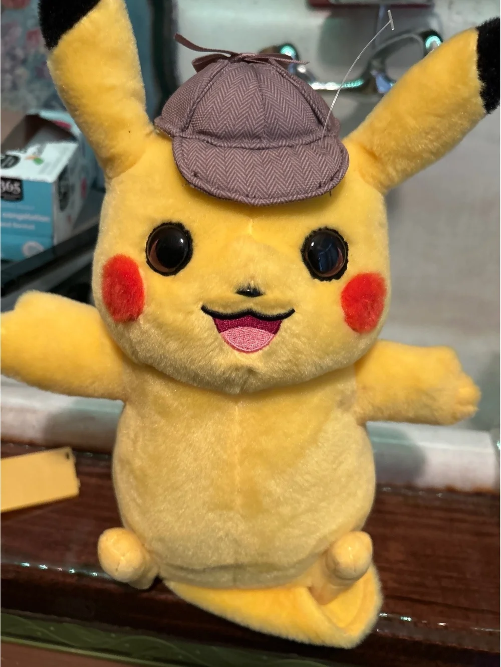 Detective Pikachu Plush Toy with Sound Feature